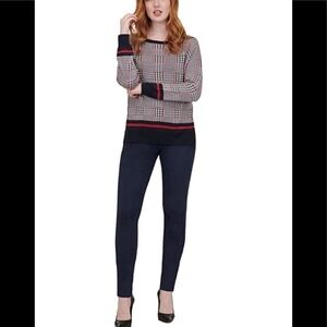 Plaid VISCOSE SWEATER‎